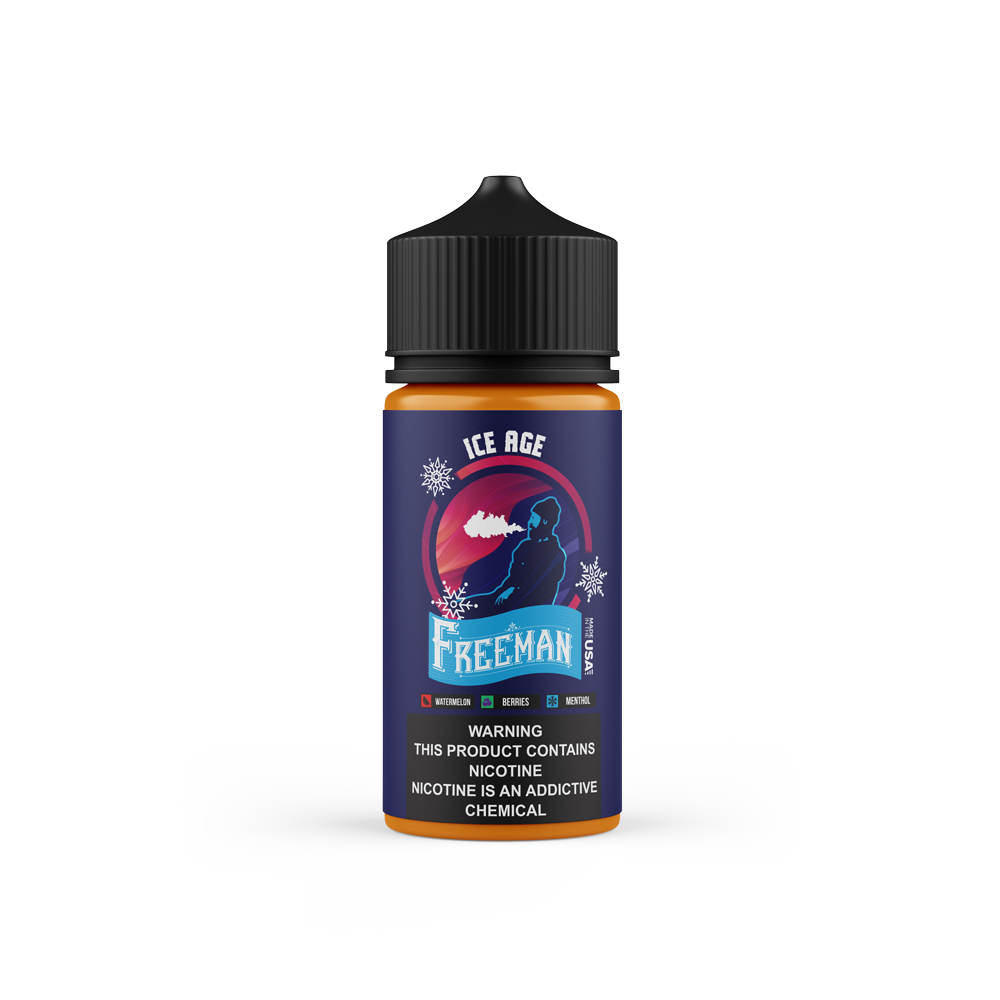 Ice Age - Blueberries & strawberries, and raspberries with watermelon Freeman Vape Ice Age - Blueberries & strawberries, and raspberries with watermelon Freeman Vape