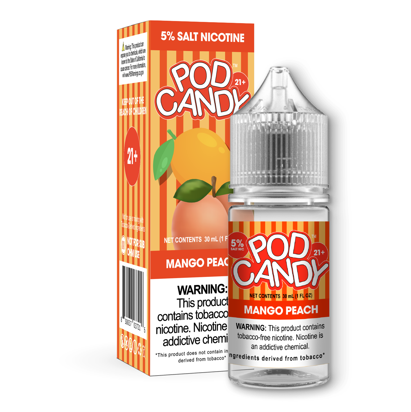 Pod Candy Mango Ice 5% Freeman Vape Pod Candy Mango Ice 5% Freeman Vape