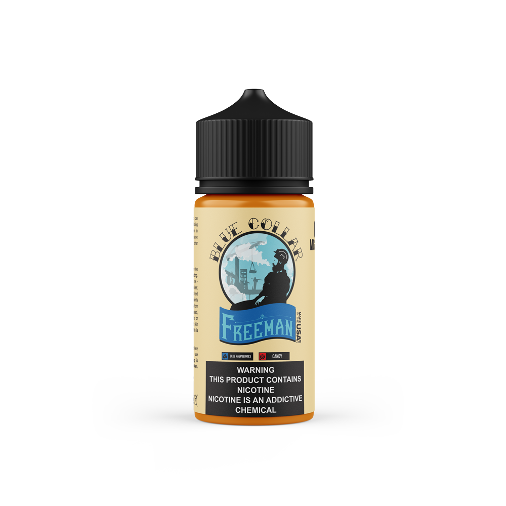 Blue collar - Blue raspberries hard candy. Freeman Vape Blue collar - Blue raspberries hard candy. Freeman Vape