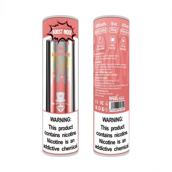 Vfeel Reckless Disposable Vape 4000 puff